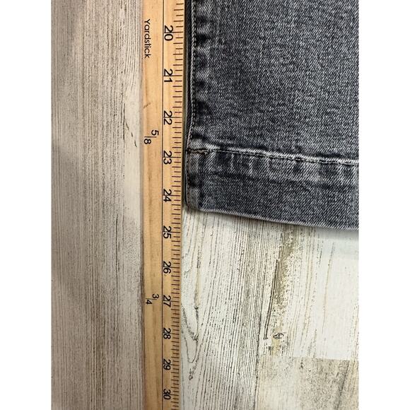 NWT Fidelity Kendall Denim Mid Rise S1066 Anthropologie Jeans 26 Wide Leg Crop - Picture 5 of 14